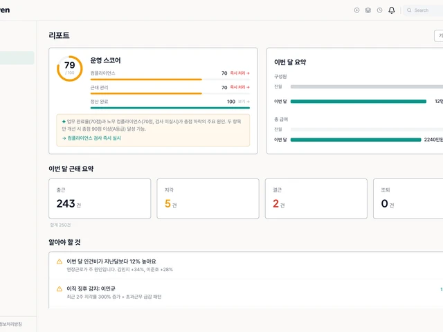 Orven 통합 대시보드 — 엑셀, 메신저, 종이 서류 한 화면 통합
